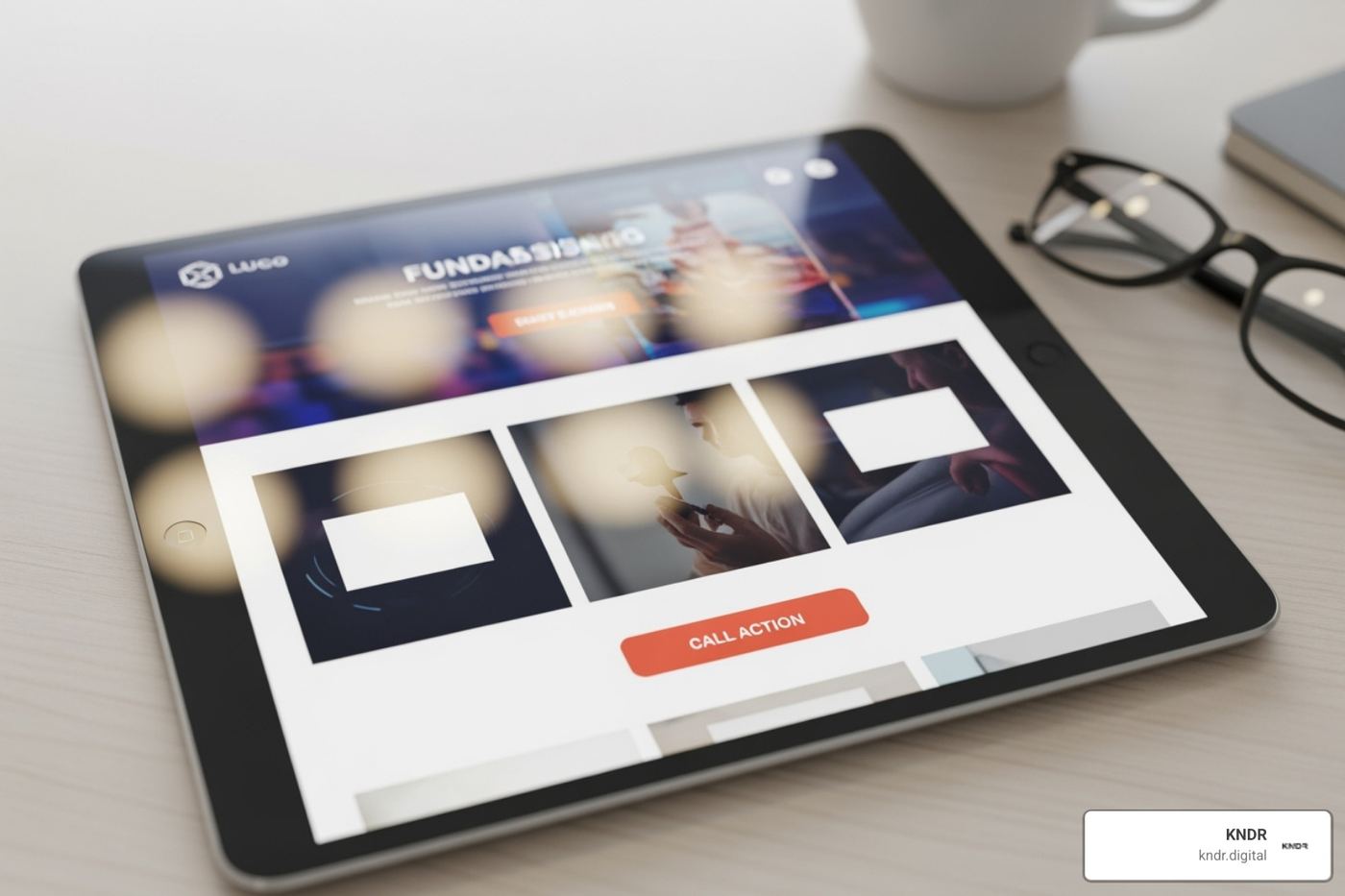 an engaging, well-designed fundraising email on a tablet - 10 strategies for success with digital fundraising an engaging, well-designed fundraising email on a tablet - 10 strategies for success with digital fundraising