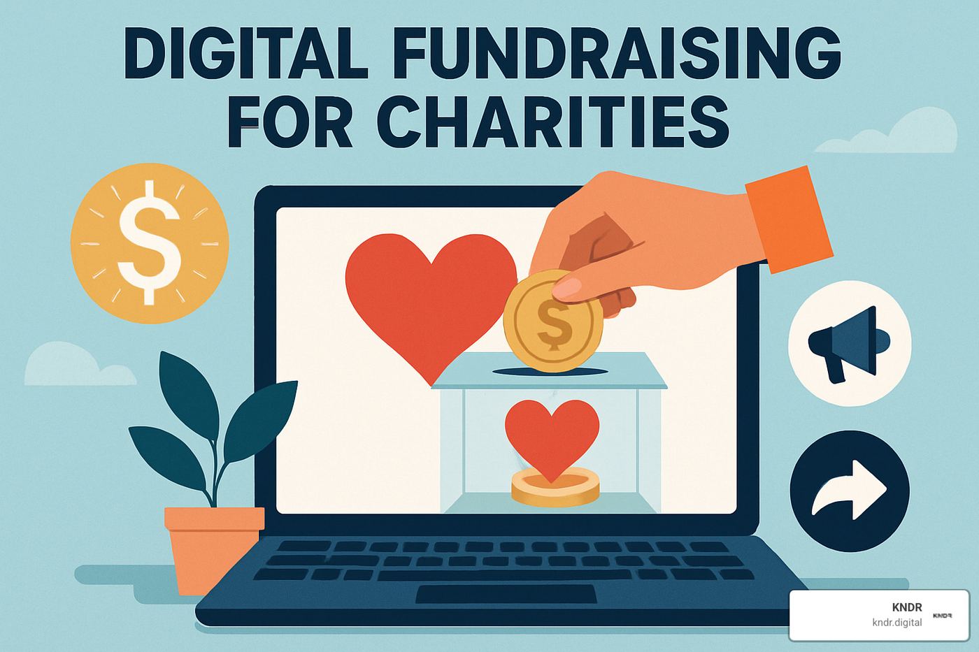 livestream fundraising event with donors participating online - digital fundraising for charities